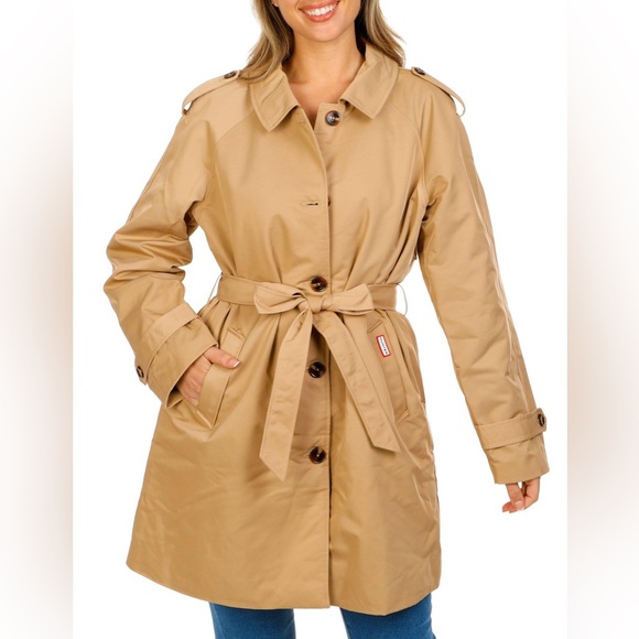 Hunter Women’s Stacy Water Resistant Trench Coat NWT - Picture 7 of 15